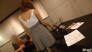 Startling nipponese Maomi Nagasawa and a man are often having casual sex